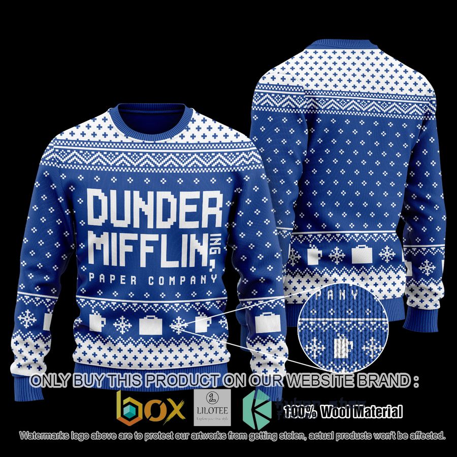 the office dunder mifflin wool sweater 1 13663