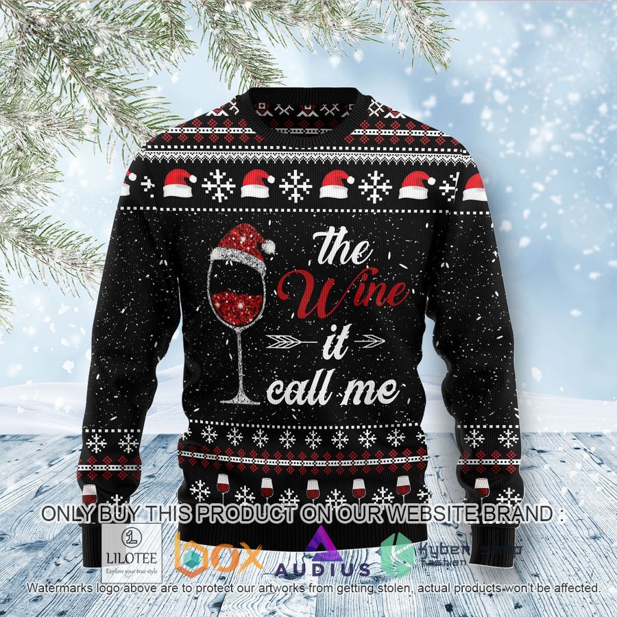 the wine it call me ugly christmas sweater 1 41813