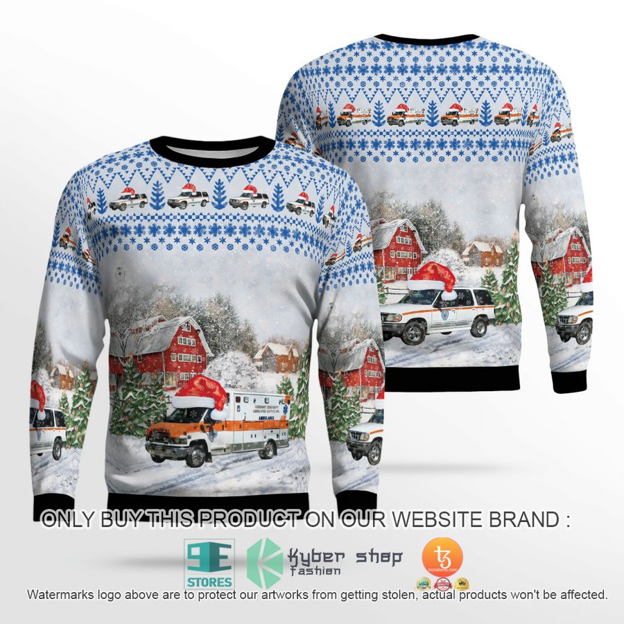 thurmont frederick county maryland thurmont community ambulanc service christmas sweater 2 19424