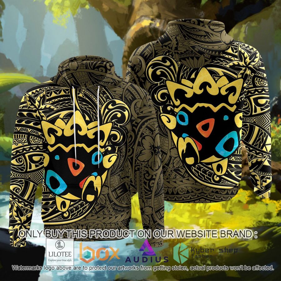 togepi polynesian 3d hoodie 1 3999