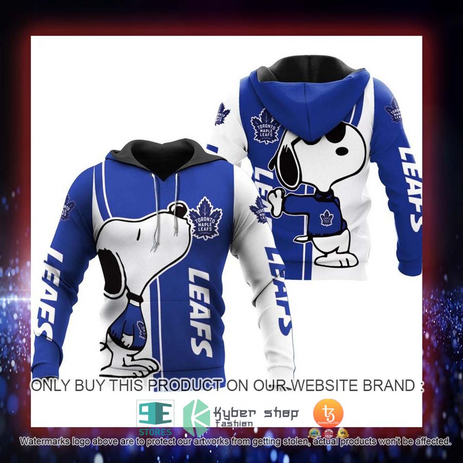 HOT Toronto Maple Leafs Snoopy 3D Over Printed Hoodie 4 toronto maple leafs snoopy hoodie 4 13789