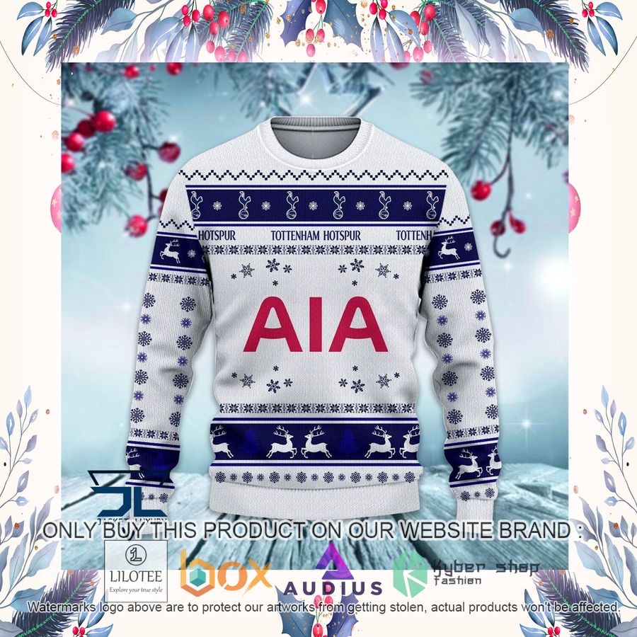 Tottenham Hotspur F.C Ugly Christmas Sweater 21 tottenham hotspur f c ugly christmas sweater 21 35974