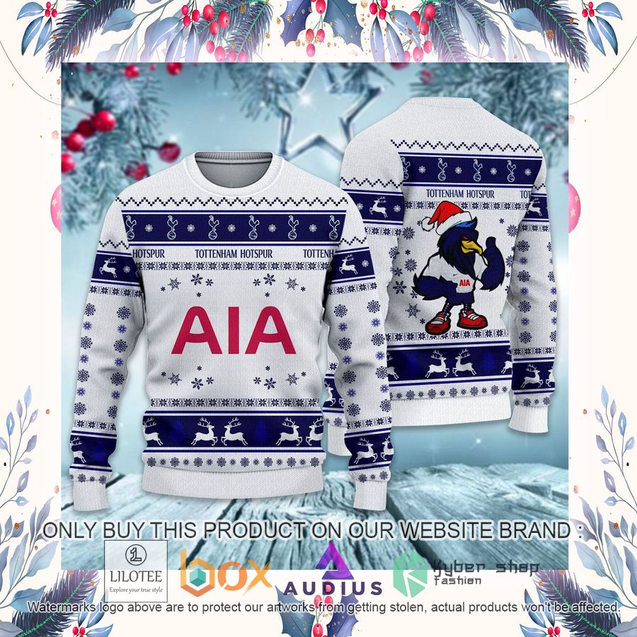 Tottenham Hotspur F.C Ugly Christmas Sweater 23 tottenham hotspur f c ugly christmas sweater 23 6525