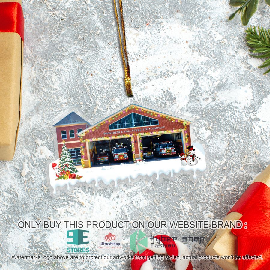 NEW Towson Baltimore County Maryland Providence Volunteer Fire Company Station Christmas Ornament 3 towson baltimore county maryland providence volunteer fire company station christmas ornament 3 32538