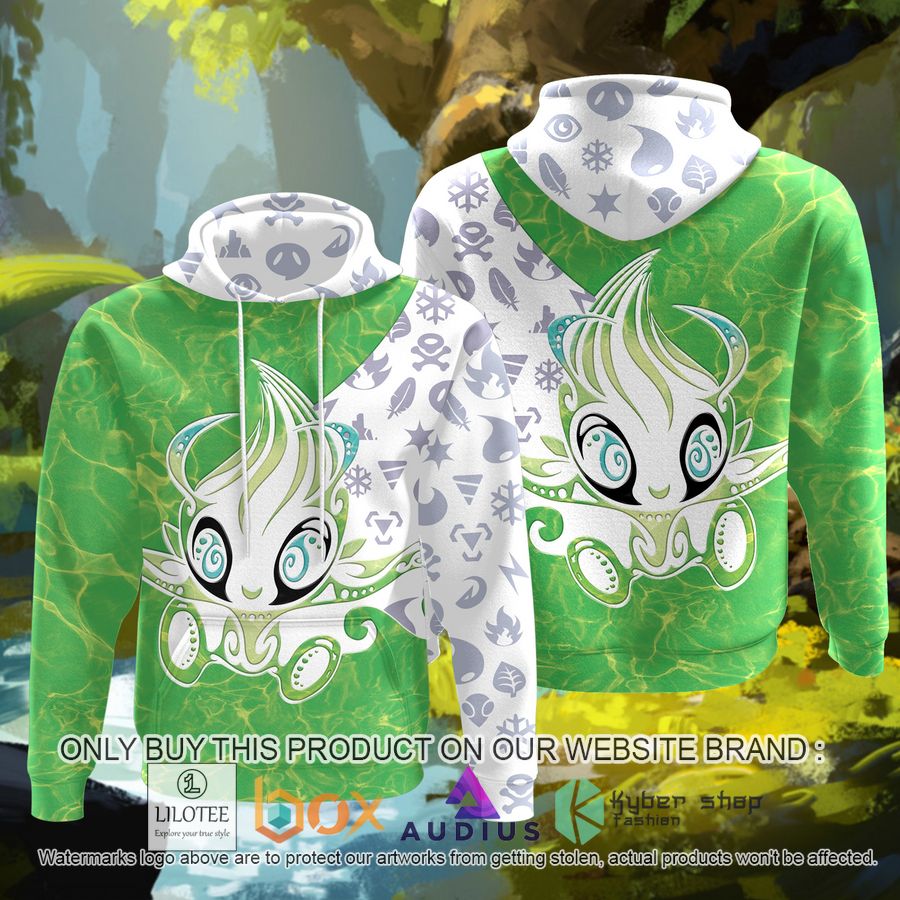 tribal celebi 3d hoodie 1 86489