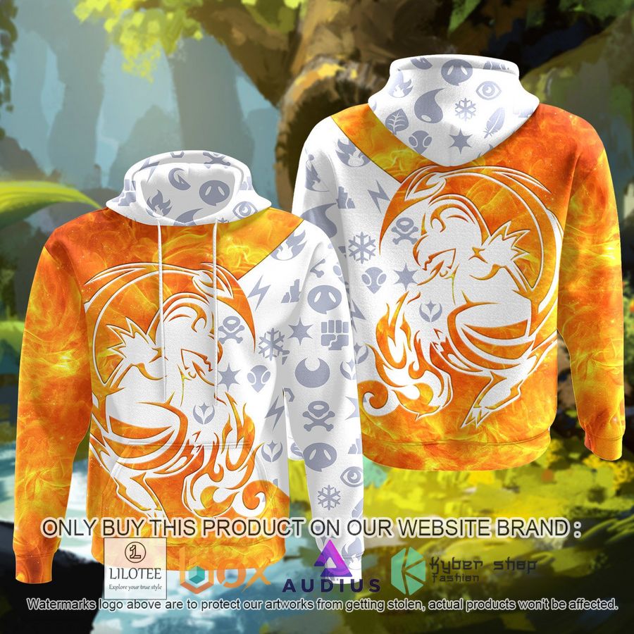 tribal charmander 3d hoodie 1 81965