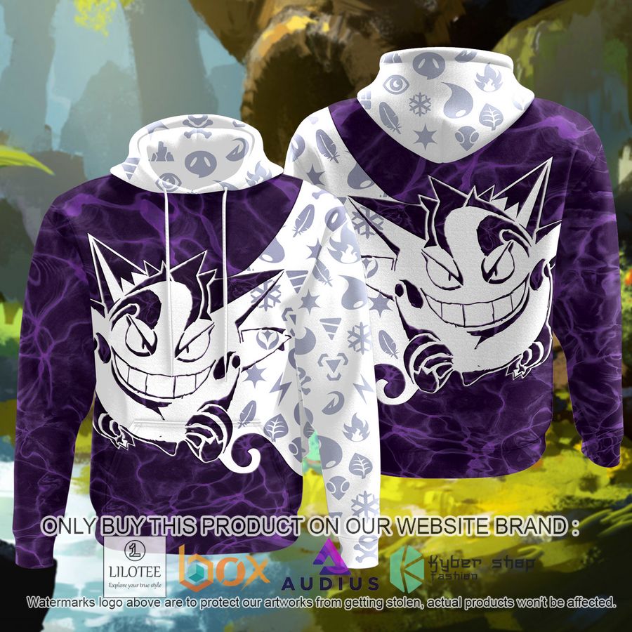 tribal gengar 3d hoodie 1 11615