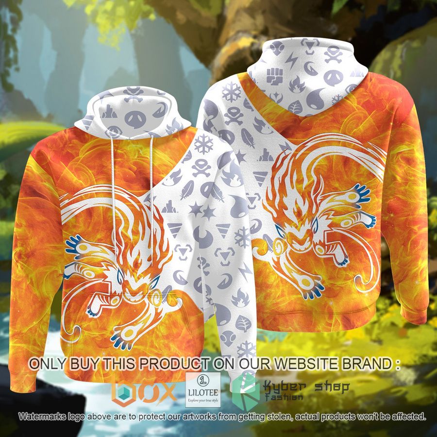 tribal infernape hoodie 1 40590