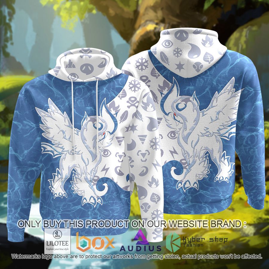 tribal mega absol 3d hoodie 1 60223