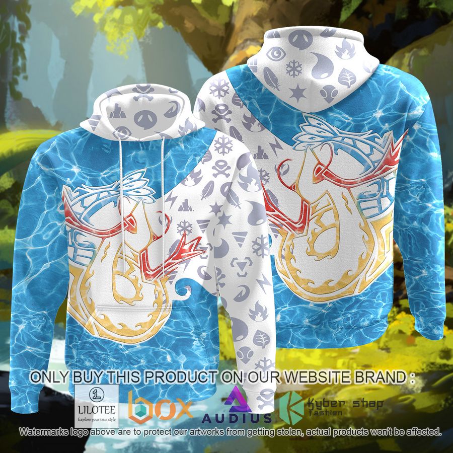 tribal milotic 3d hoodie 1 82644