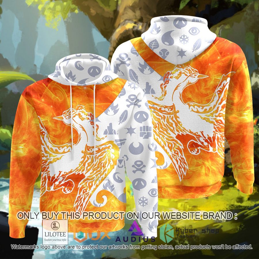 tribal moltres 3d hoodie 1 62946