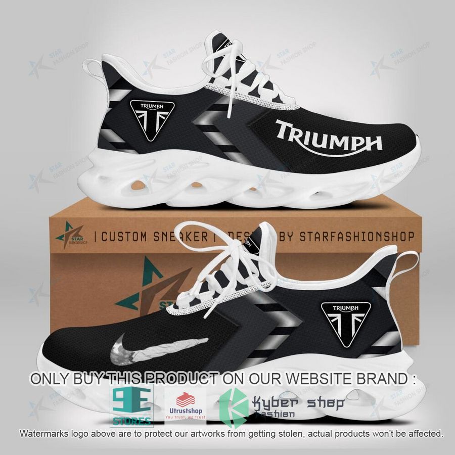 NEW Triumph Motorcycles Logo Nike Max Soul Sneaker 5 triumph motorcycles nike max soul shoes 5 90300