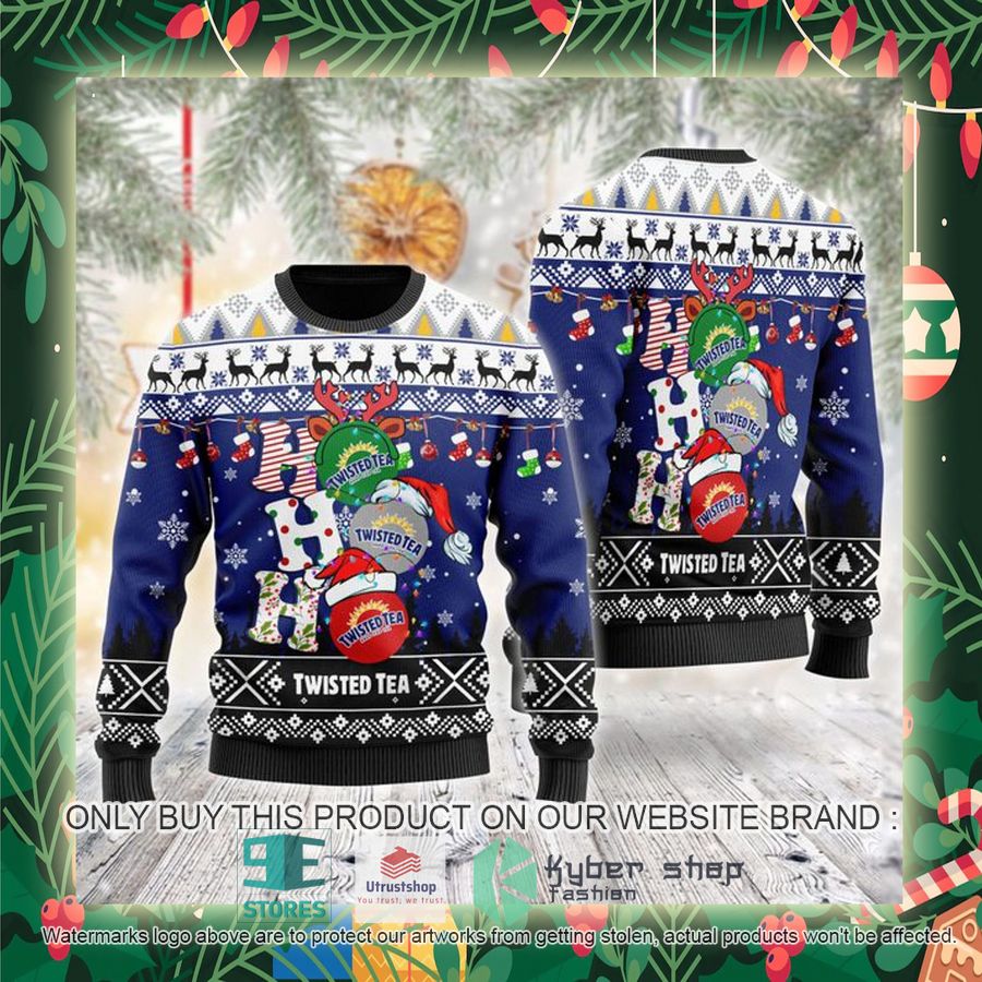 twisted tea ho ho ho ugly christmas sweater 2 14152