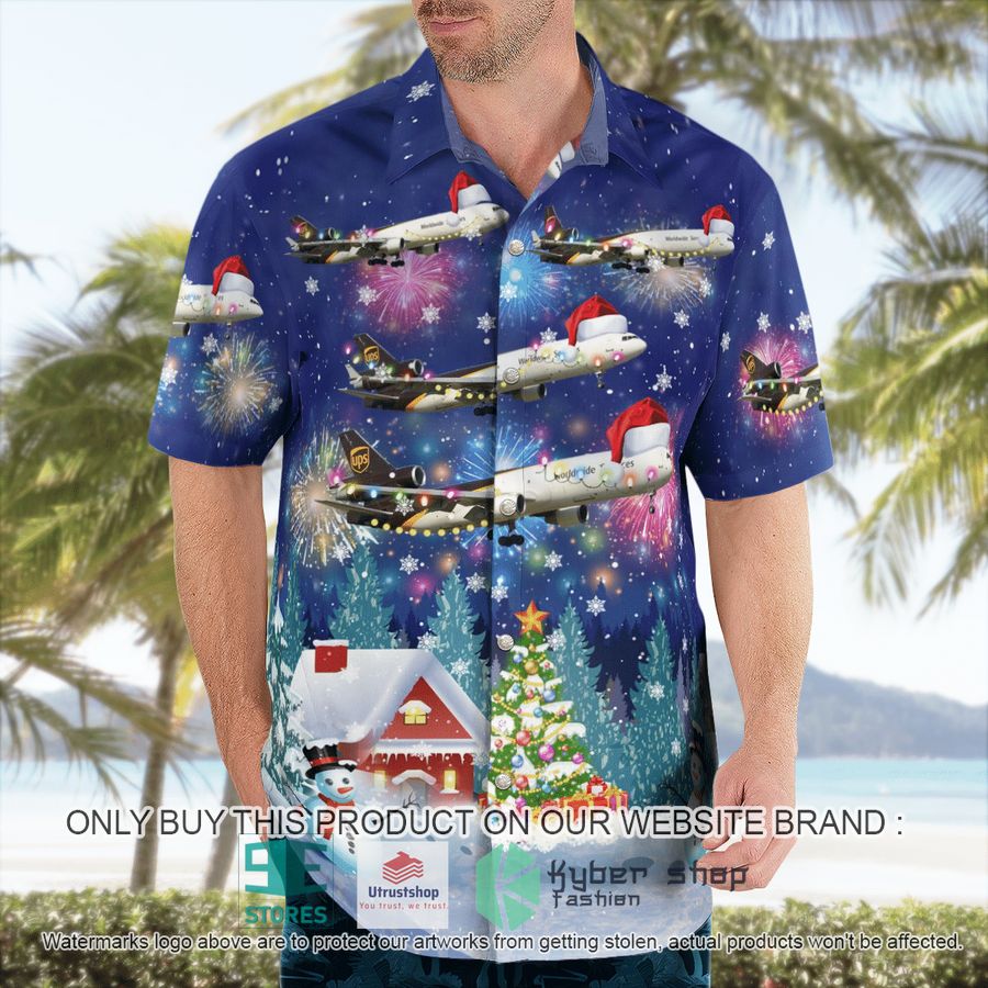NEW UPS McDonnell Douglas MD-11F Christmas Hawaii Shirt 3 ups mcdonnell douglas md 11f christmas hawaiian shirt 3 4695