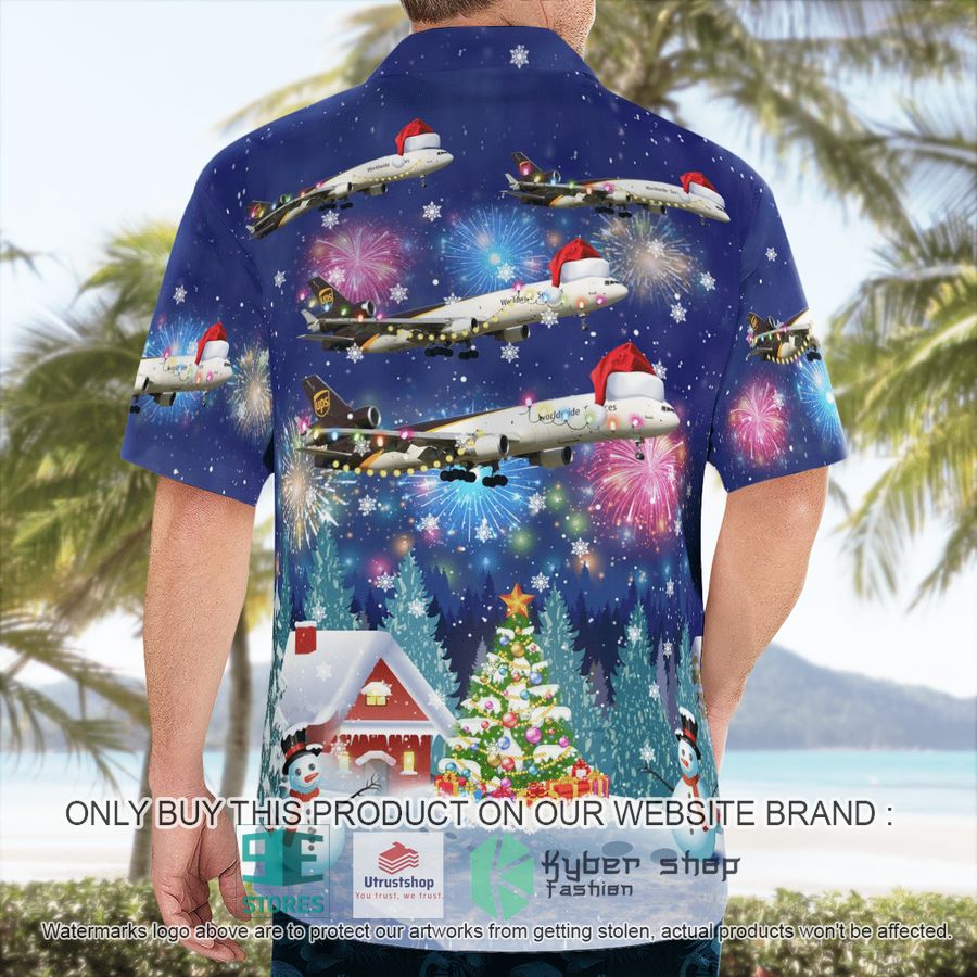 NEW UPS McDonnell Douglas MD-11F Christmas Hawaii Shirt 4 ups mcdonnell douglas md 11f christmas hawaiian shirt 4 68335
