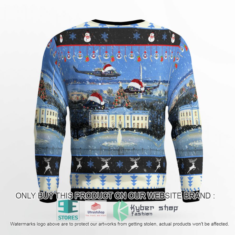 NEW US Air Force Bell UH-1N Twin Huey of the 1st Helicopter Squadron flying over Washington DC Christmas Sweater 3 us air force bell uh 1n twin huey of the 1st helicopter squadron flying over washington dc christmas sweater 3 23182