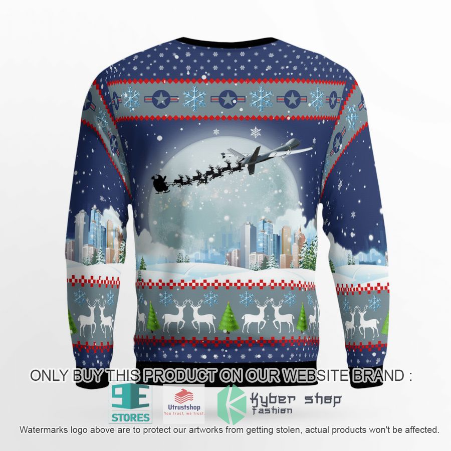 NEW USAF General Atomics MQ-9 Reaper Santa's Sleigh Christmas Sweater 3 usaf general atomics mq 9 reaper santas sleigh christmas sweater 3 51833