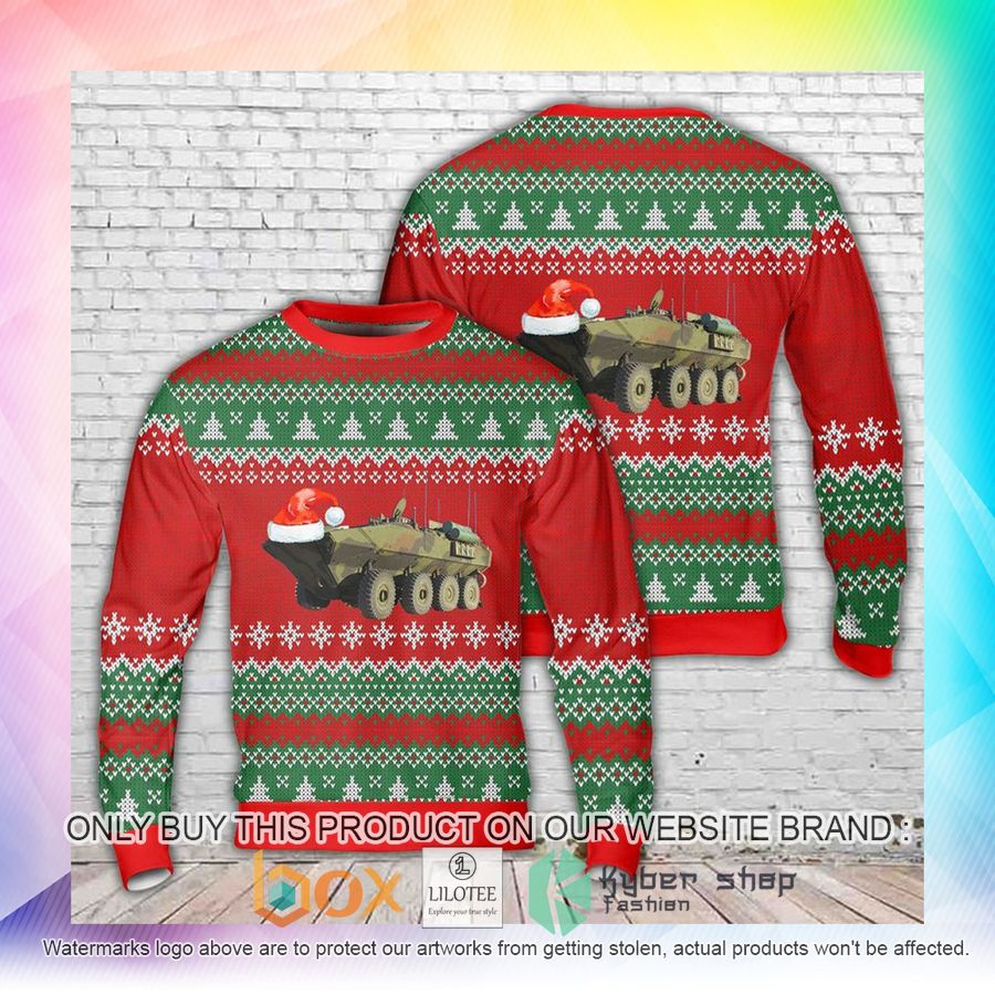 usmc infantry fighting vehicle acv christmas ugly christmas sweatshirt 2 47139