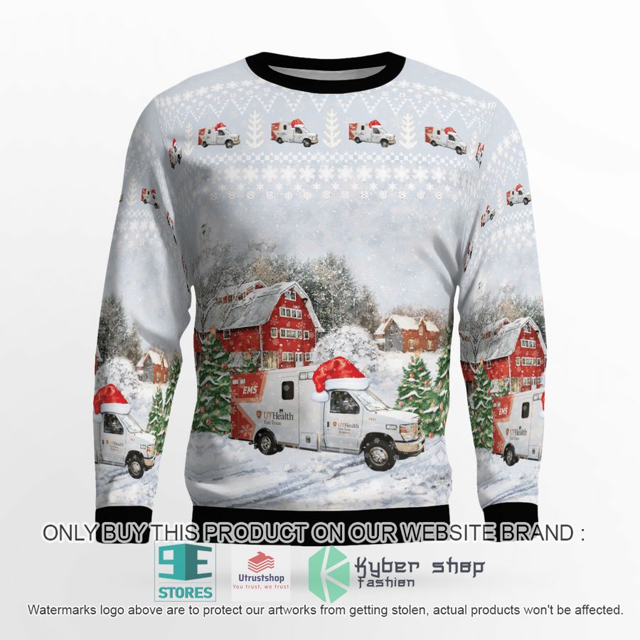 ut health east texas ems christmas sweater 2 72679