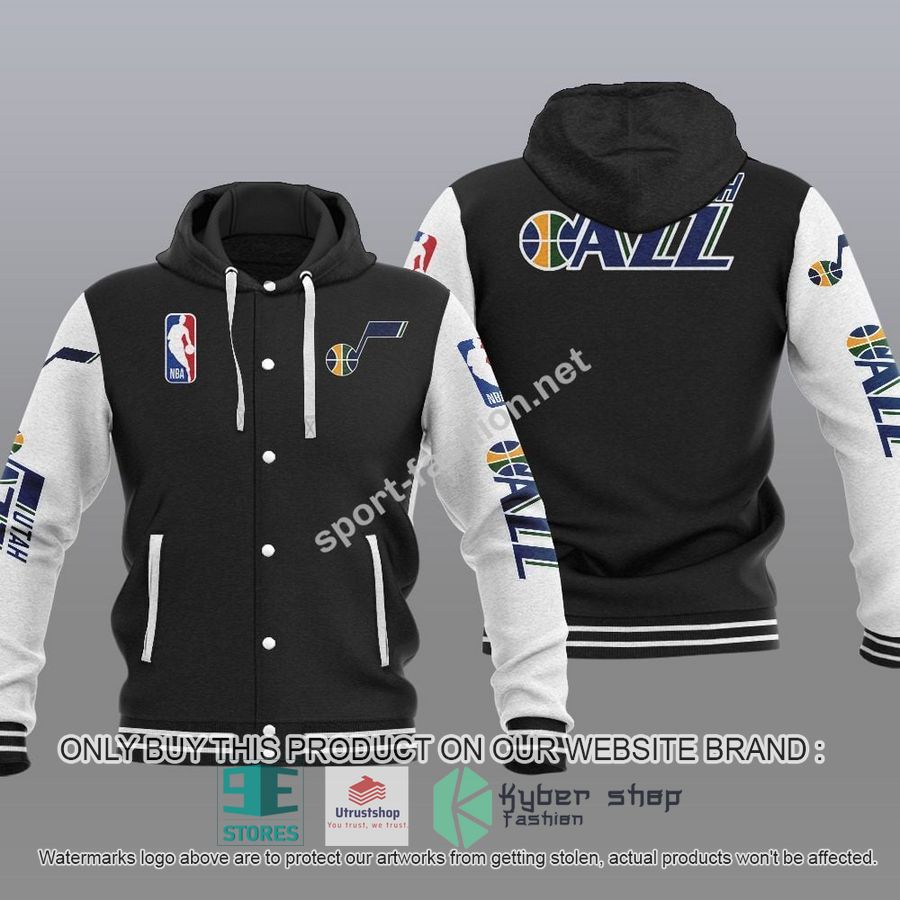utah jazz nba baseball hoodie jacket 1 36265