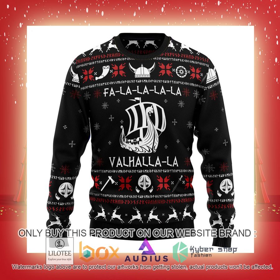 Valhalla Viking Ugly Christmas Sweater 13 valhalla viking ugly christmas sweater 13 12000