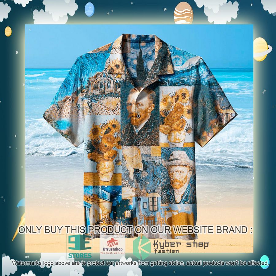 NEW Van Gogh Art Hawaii Shirt 2 van gogh art hawaiian shirt 2 66282