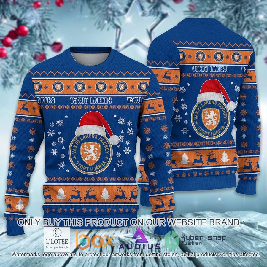 vaxjo lakers shl ugly christmas sweater 1 59224