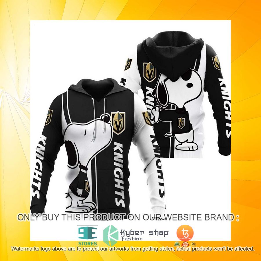 HOT Vegas Golden Knights Snoopy 3D Over Printed Hoodie 3 vegas golden knights snoopy hoodie 3 83345