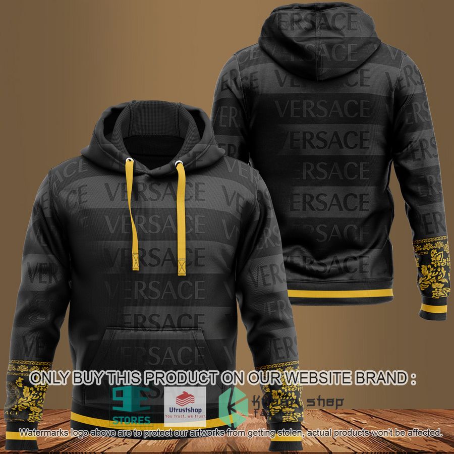 versace brand black grey 3d hoodie 1 22027