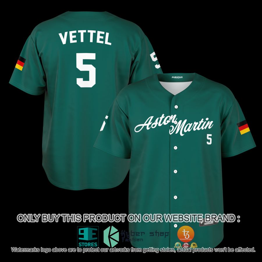 vettel aston martin 5 green baseball jersey 1 3654