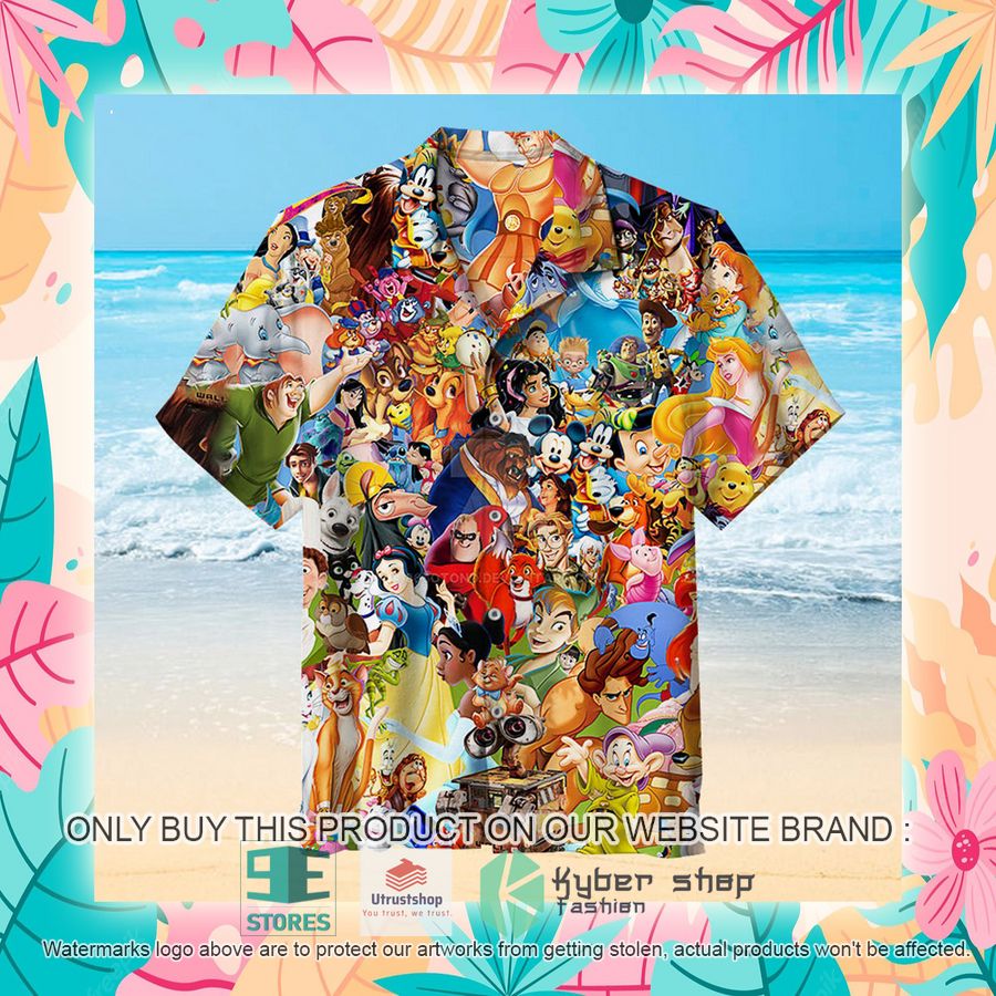 NEW Walt Disney Characters Hawaii Shirt 4 walt disney characters hawaiian shirt 4 482