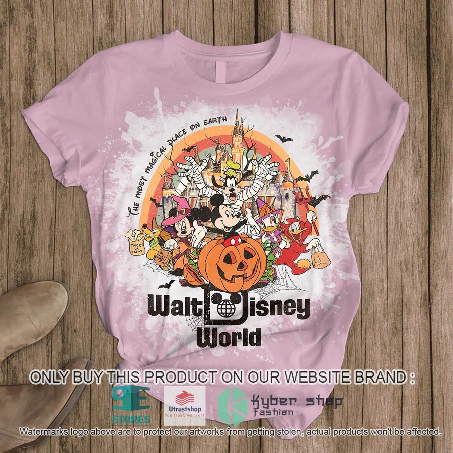 walt disney world halloween pink pajamas set 2 18307