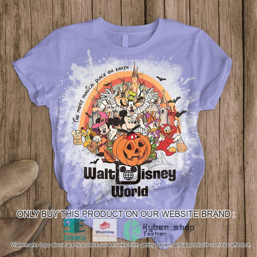 walt disney world halloween purple pajamas set 2 8689
