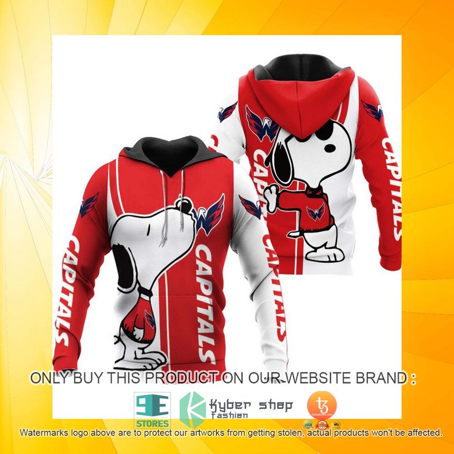 HOT Washington Capitals Snoopy 3D Over Printed Hoodie 3 washington capitals snoopy hoodie 3 64812