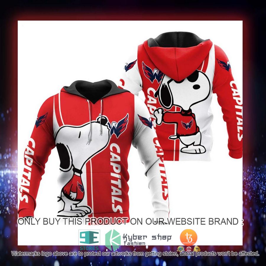 HOT Washington Capitals Snoopy 3D Over Printed Hoodie 4 washington capitals snoopy hoodie 4 82657