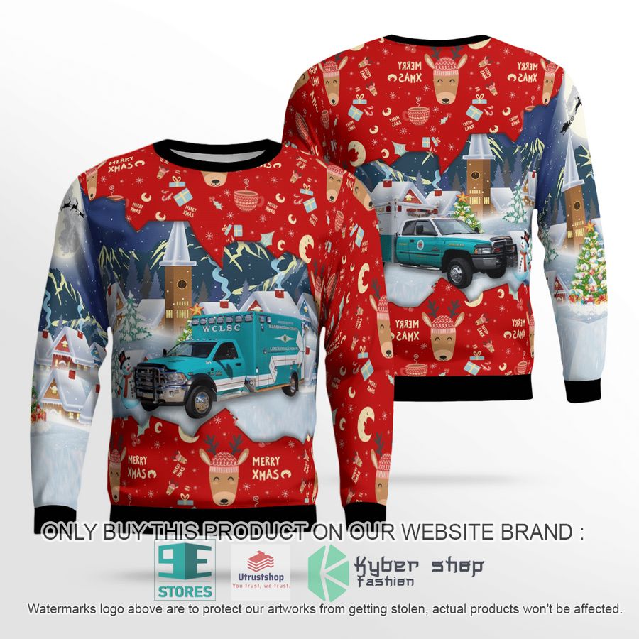 washington county virginia washington county life saving crew ems christmas sweater 1 64684