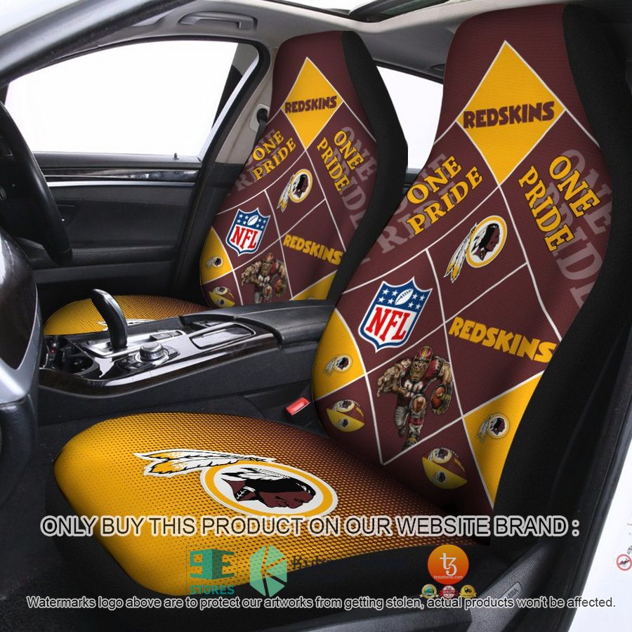 washington redskins one pride car seat covers 1 56305