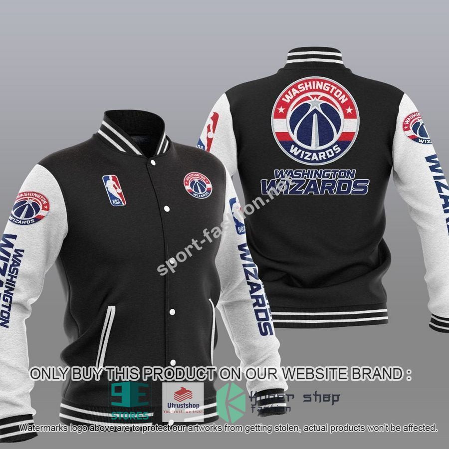 washington wizards nba baseball jacket 1 93765