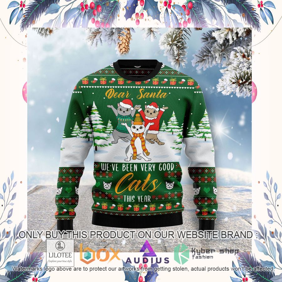 Were Been Very Good Cats This Year Ugly Christmas Sweater 10 were been very good cats this year ugly christmas sweater 10 26354