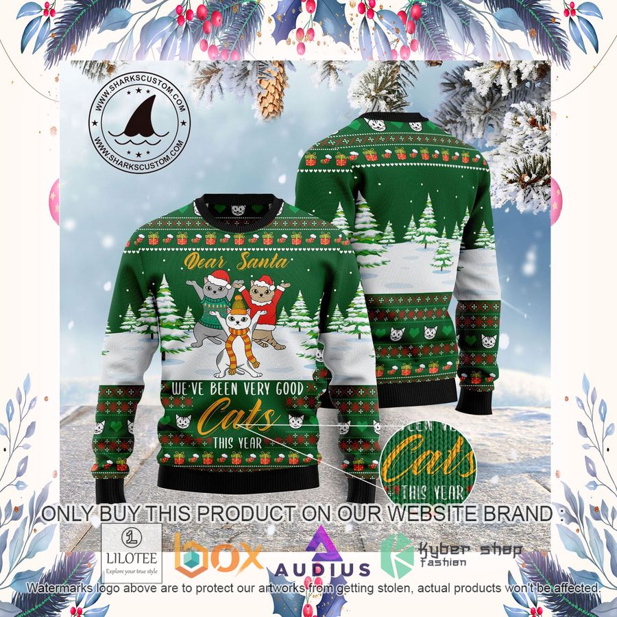 Were Been Very Good Cats This Year Ugly Christmas Sweater 12 were been very good cats this year ugly christmas sweater 12 23163