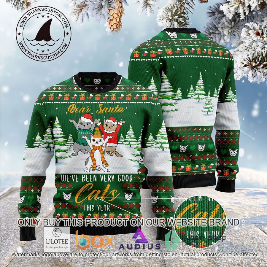 Were Been Very Good Cats This Year Ugly Christmas Sweater 3 were been very good cats this year ugly christmas sweater 3 71306