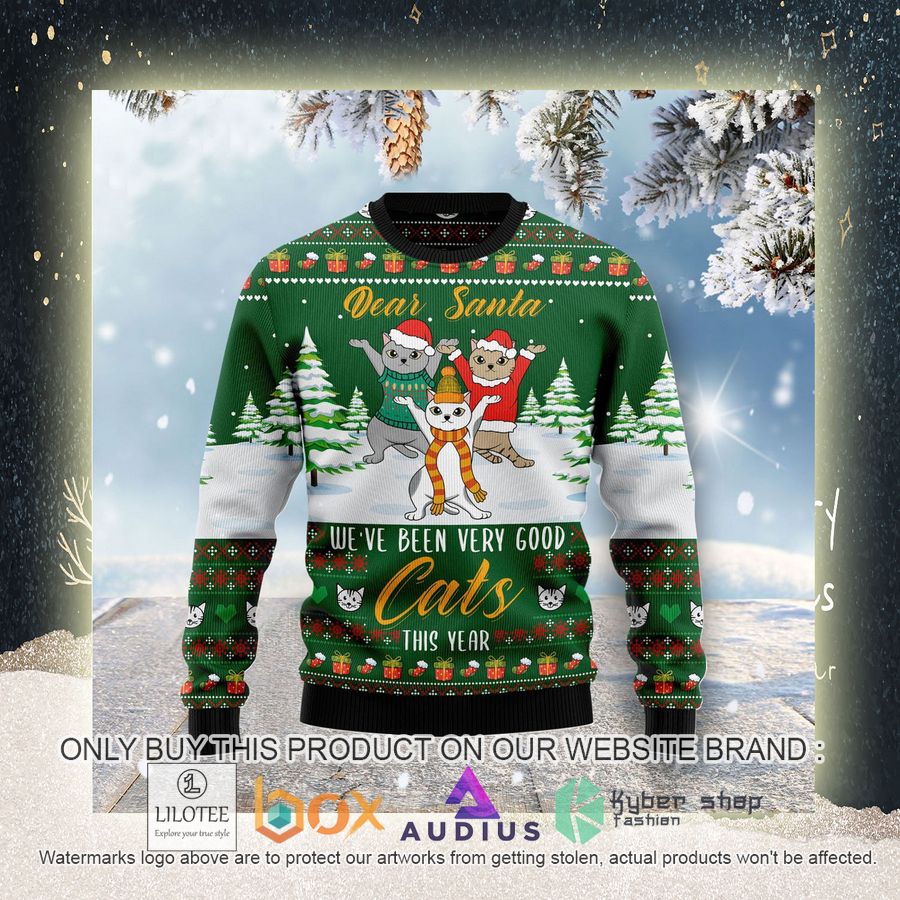 Were Been Very Good Cats This Year Ugly Christmas Sweater 4 were been very good cats this year ugly christmas sweater 4 25612