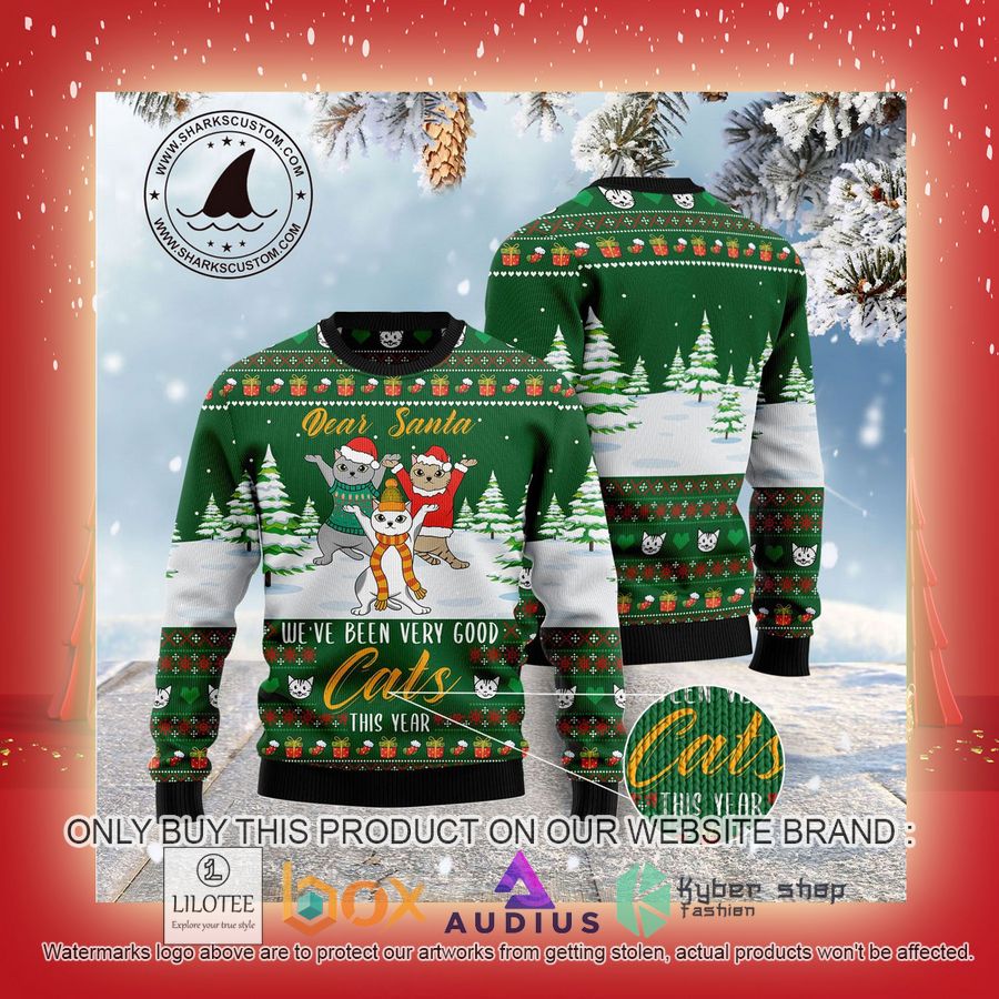 Were Been Very Good Cats This Year Ugly Christmas Sweater 9 were been very good cats this year ugly christmas sweater 9 16569