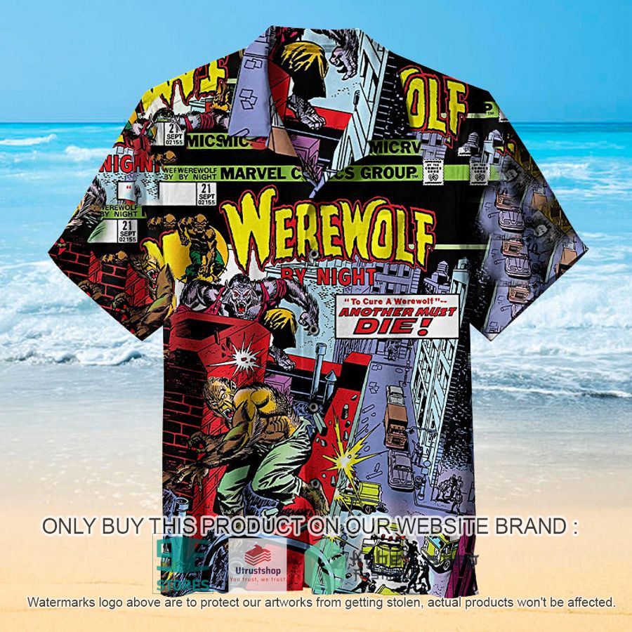 NEW Werewolf By Night Comic Hawaii Shirt 1 werewolf by night comic hawaiian shirt 1 62940