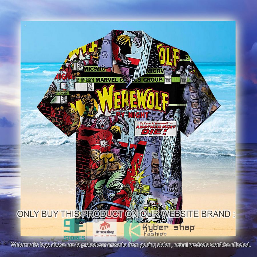 NEW Werewolf By Night Comic Hawaii Shirt 3 werewolf by night comic hawaiian shirt 3 5492