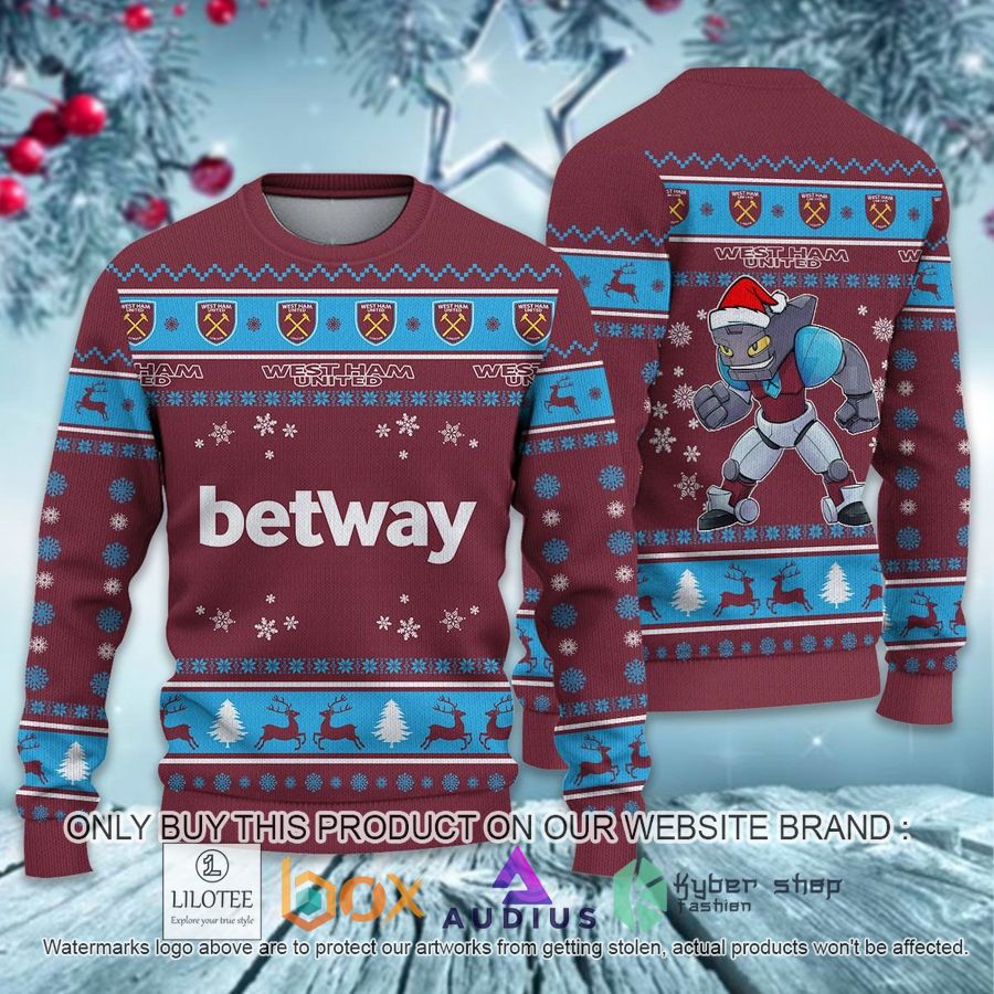 west ham united f c ugly christmas sweater 1 99253