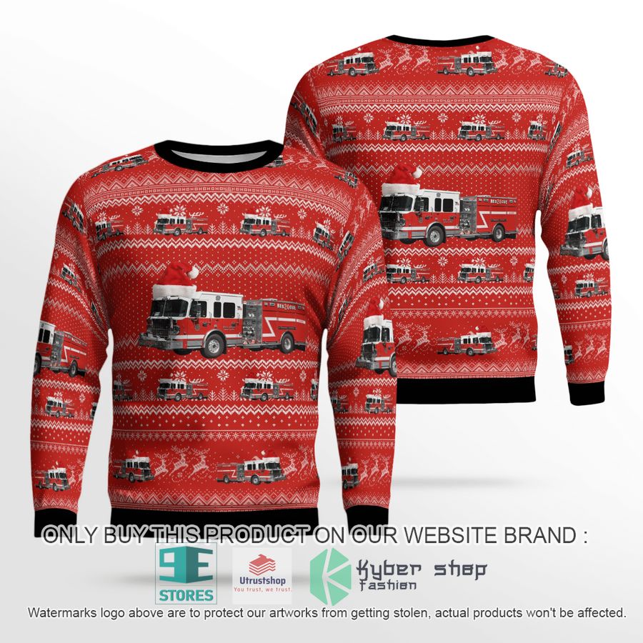 west nyack new york west nyack fire department christmas sweater 1 92135