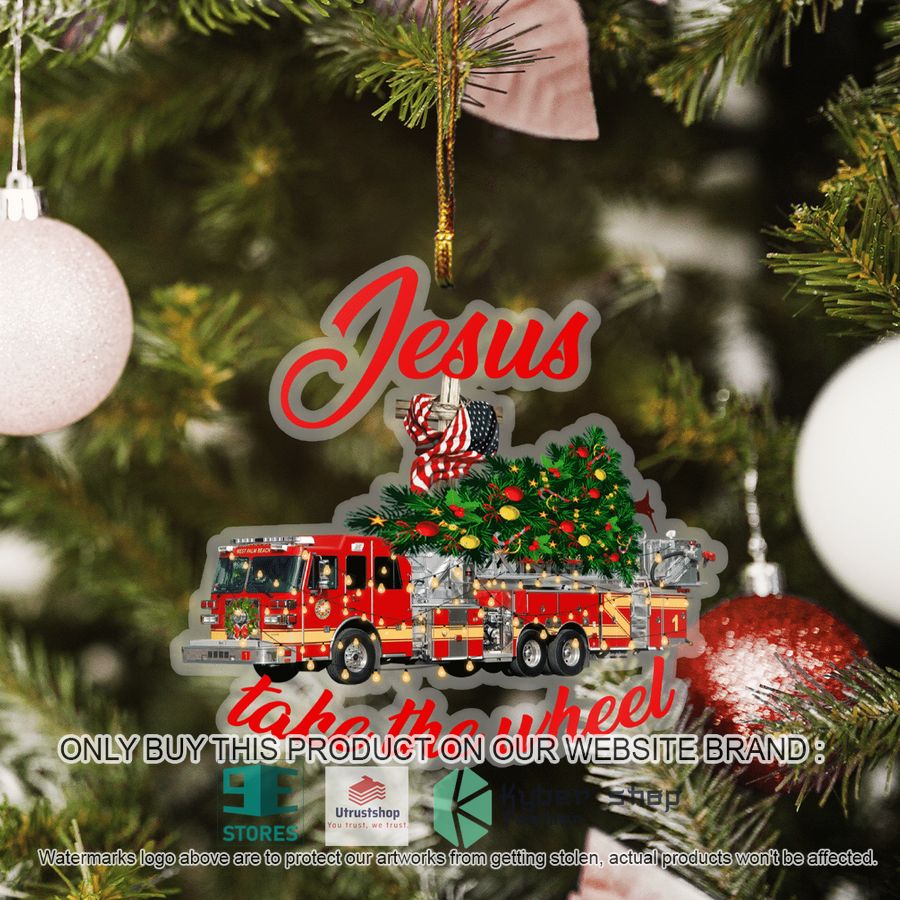 NEW West Palm Beach Palm Beach County Florida West Palm Beach Fire Department Jesus Take The Wheel Christmas Ornament 5 west palm beach palm beach county florida west palm beach fire department jesus take the wheel christmas ornament 5 98316