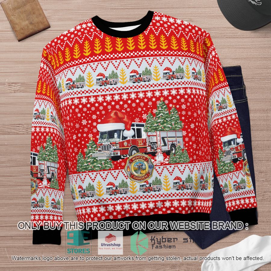 NEW Winter Garden Orange County Florida Winter Garden Fire Department Christmas Sweater 6 winter garden orange county florida winter garden fire department christmas sweater 6 43872