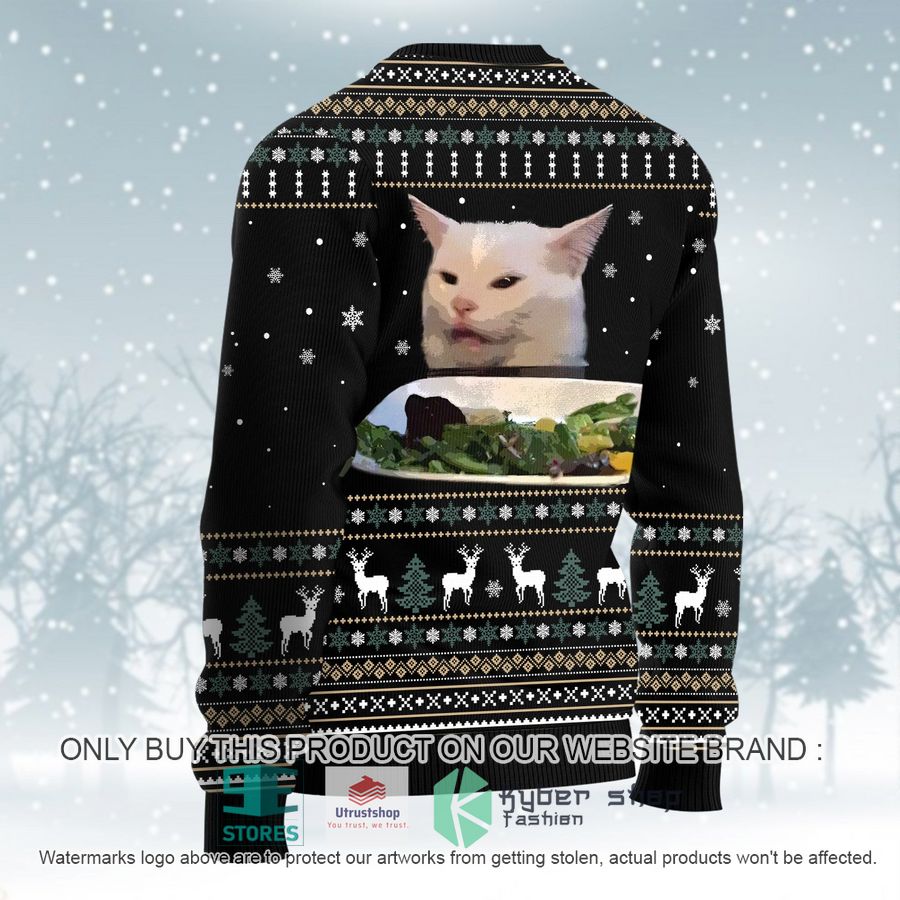 NEW Woman Yelling At Cat black Ugly Sweater 3 woman yelling at cat black ugly christmas sweater 3 80127